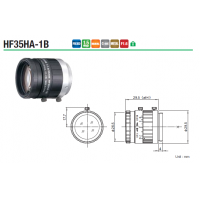 Fujinon HF35HA-1B 2/3" 1.5 Megapixel Factory Automation/Machine Vision
